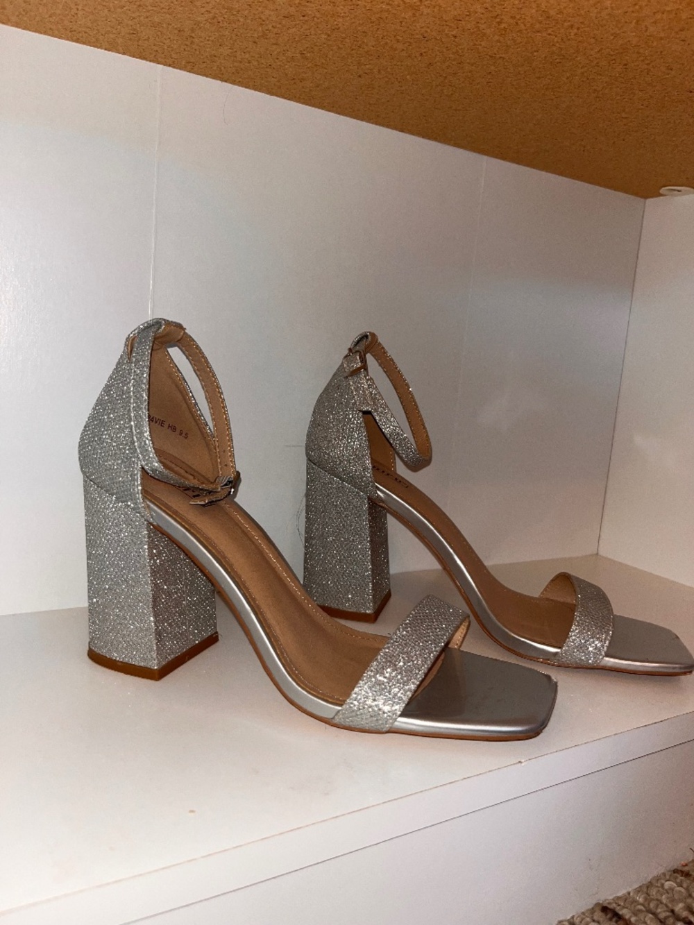 Silver heels